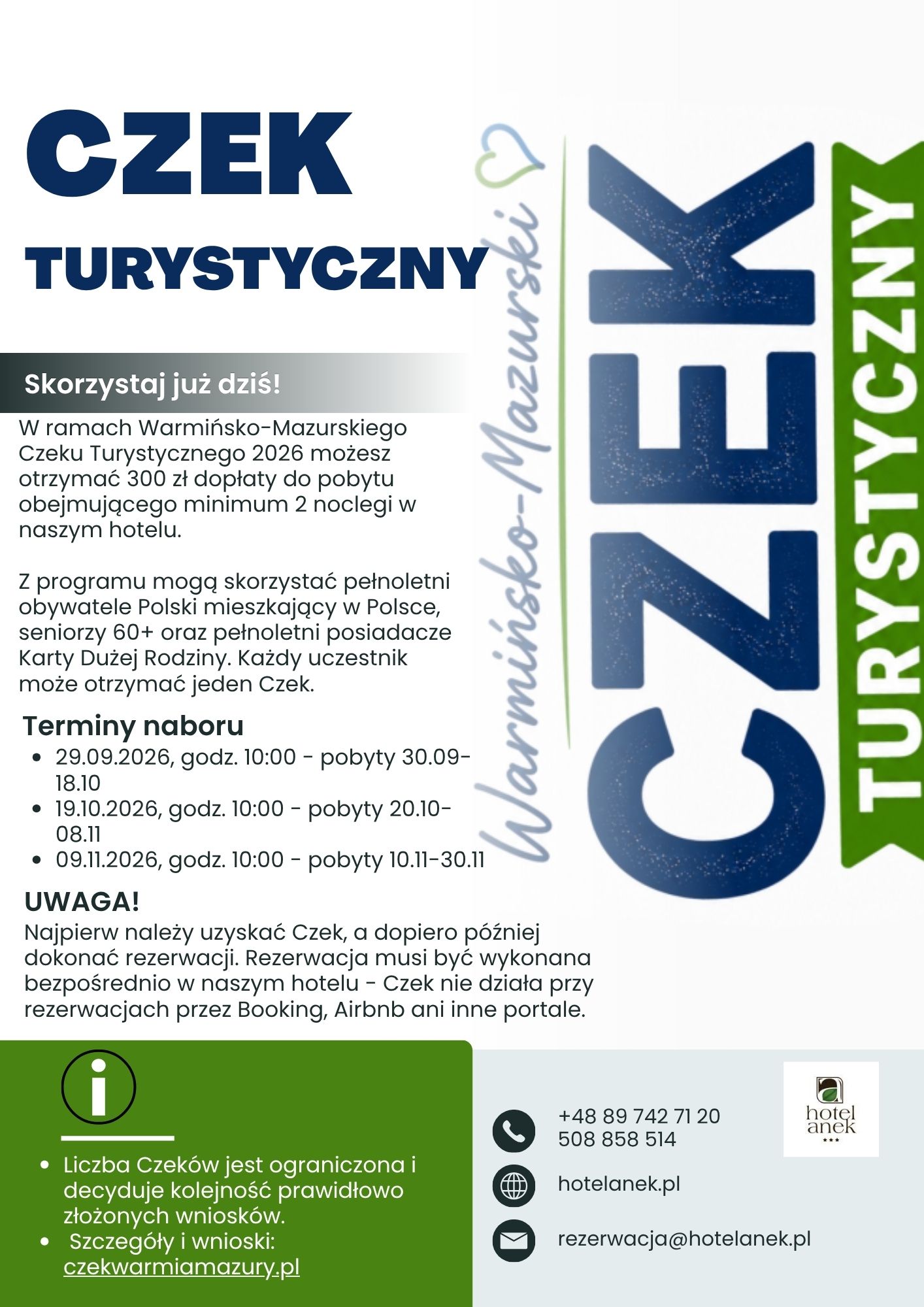 Warmińsko-Mazurski Czek Turystyczny